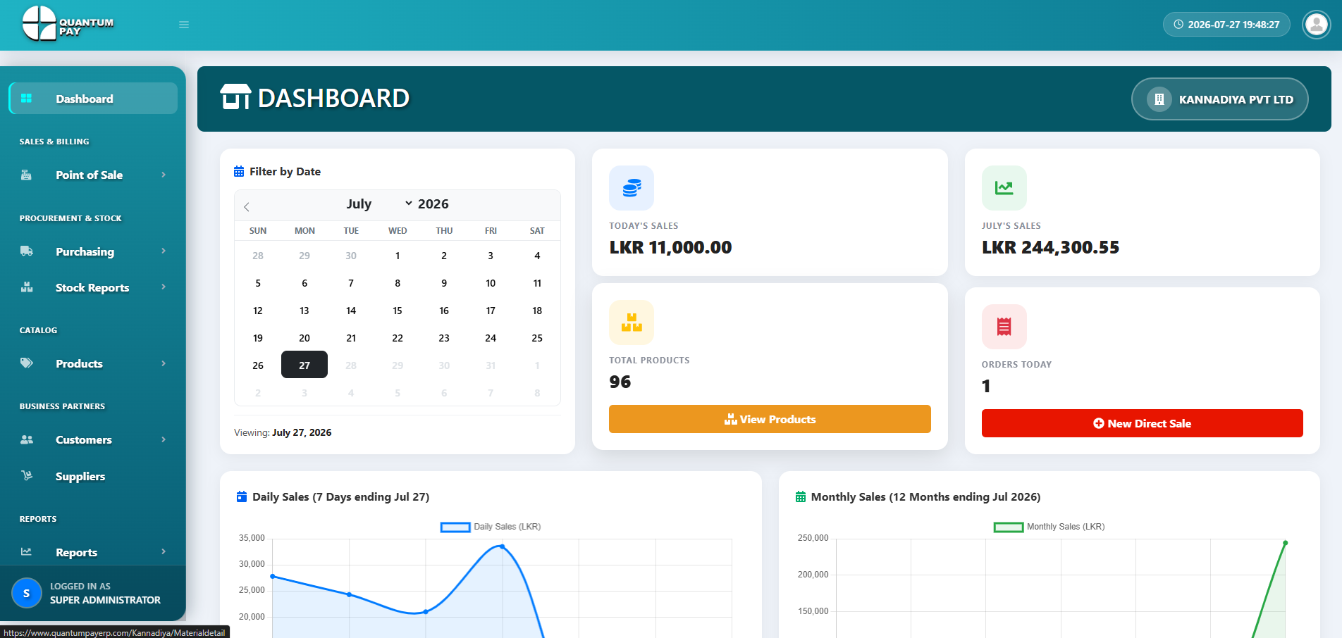 Live Dashboard